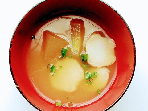 里芋と冬瓜の味噌汁